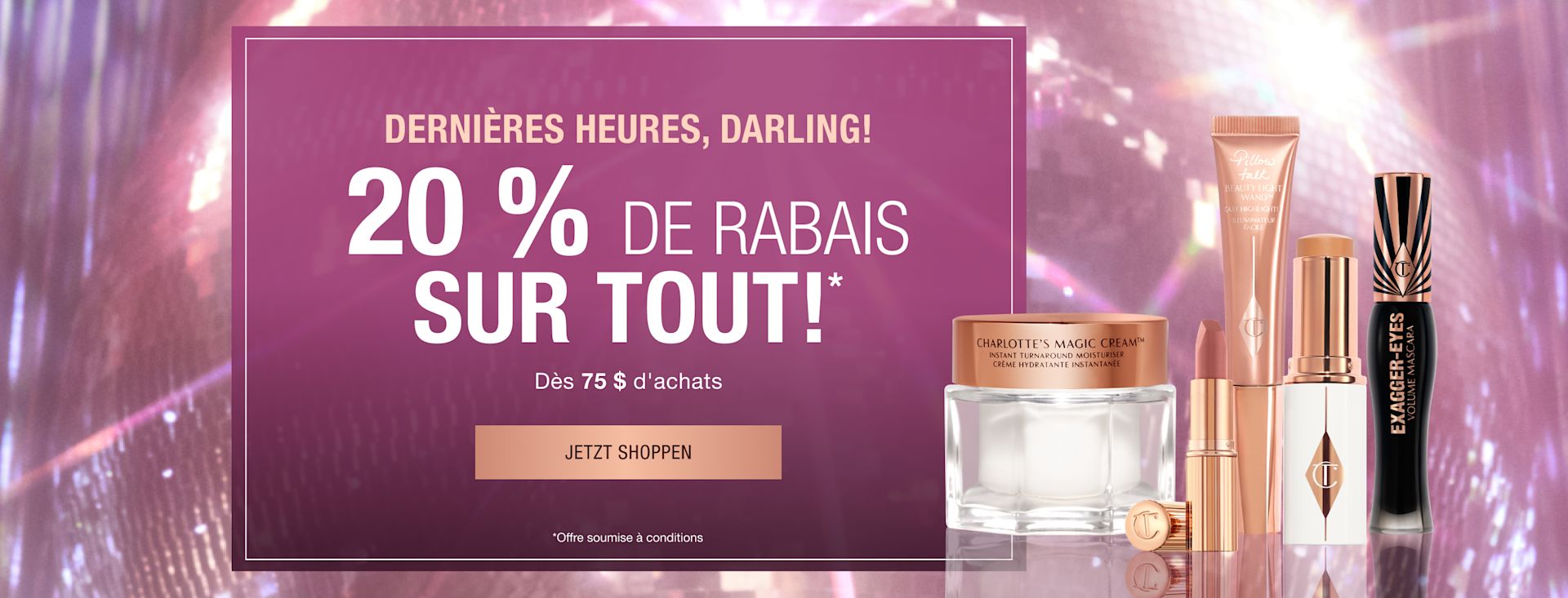 POUR UNE DURÉE LIMITÉE SEULEMENT!!! 20 % DE RABAIS SUR TOUT!* Dès 75 $ d'achats <MAGASINER> * Offre soumise à conditions. POUR UNE DURÉE LIMITÉE SEULEMENT!!! 20 % DE RABAIS SUR TOUT!* Dès 75 $ d'achats <MAGASINER> * Offre soumise à conditions.