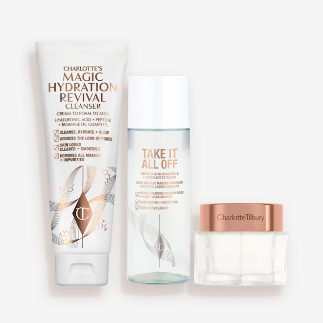 CLEANSE, TAKE IT ALL OFF + GLOW SET Bundle Packshot CLEANSE, TAKE IT ALL OFF + GLOW SET Bundle Packshot