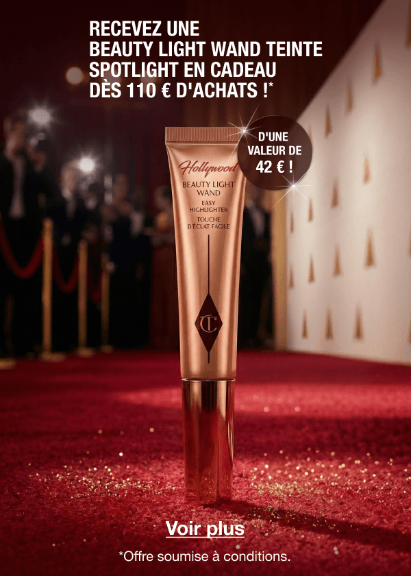 RECEVEZ UN BEAUTY LIGHT WAND TEINTE SPOTLIGHT EN CADEAU DÈS 110 € D'ACHATS* ! RECEVEZ UN BEAUTY LIGHT WAND TEINTE SPOTLIGHT EN CADEAU DÈS 110 € D'ACHATS* !