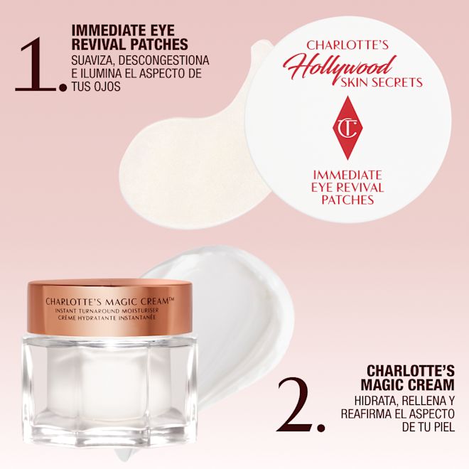 ESUS EYE PATCHES + MAGIC CREAM 50ML ROUTINE Immediate Skin & Eye Revival Set