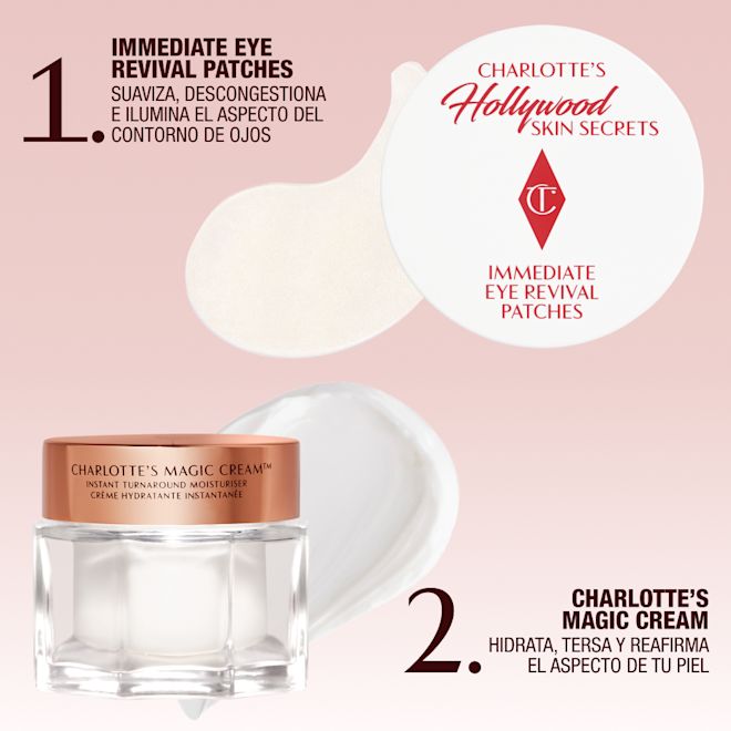 ES EYE PATCHES + MAGIC CREAM 50ML ROUTINE Immediate Skin & Eye Revival Set