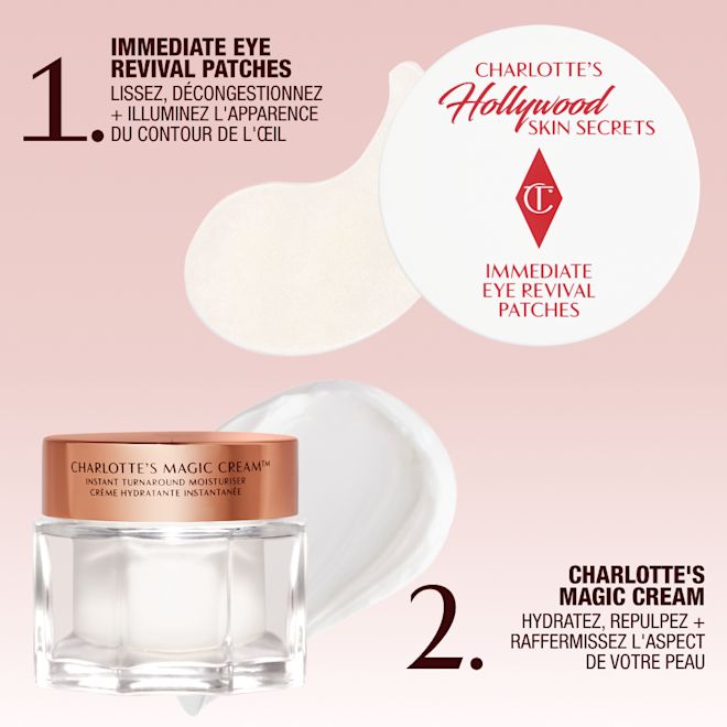 FR EYE PATCHES + MAGIC CREAM 50ML ROUTINE Immediate Skin & Eye Revival Set