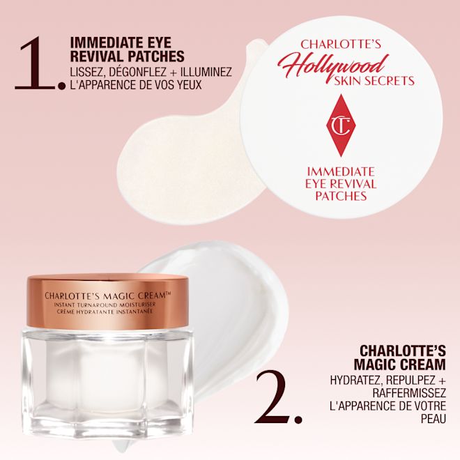 FRCA EYE PATCHES + MAGIC CREAM 50ML ROUTINE Immediate Skin & Eye Revival Set