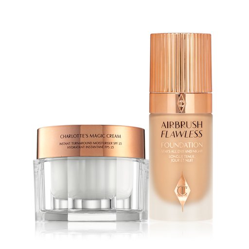 Magic Cream and Airbrush Flawless Foundation PDP Magic Cream and Airbrush Flawless Foundation Pack Shot