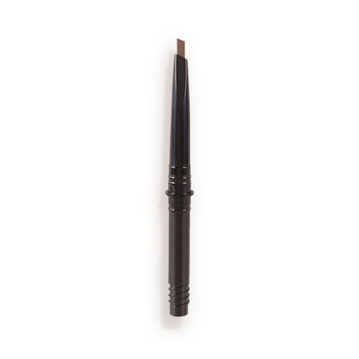 Brow Cheat Refill in Soft Brown open An open, soft-brown-coloured eyebrow tint refill with a black-coloured body.