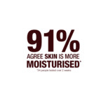 Dry Sheet Mask Skincare Claim 91% agree skin is more moisturised. Tested on 100 women over 7 days