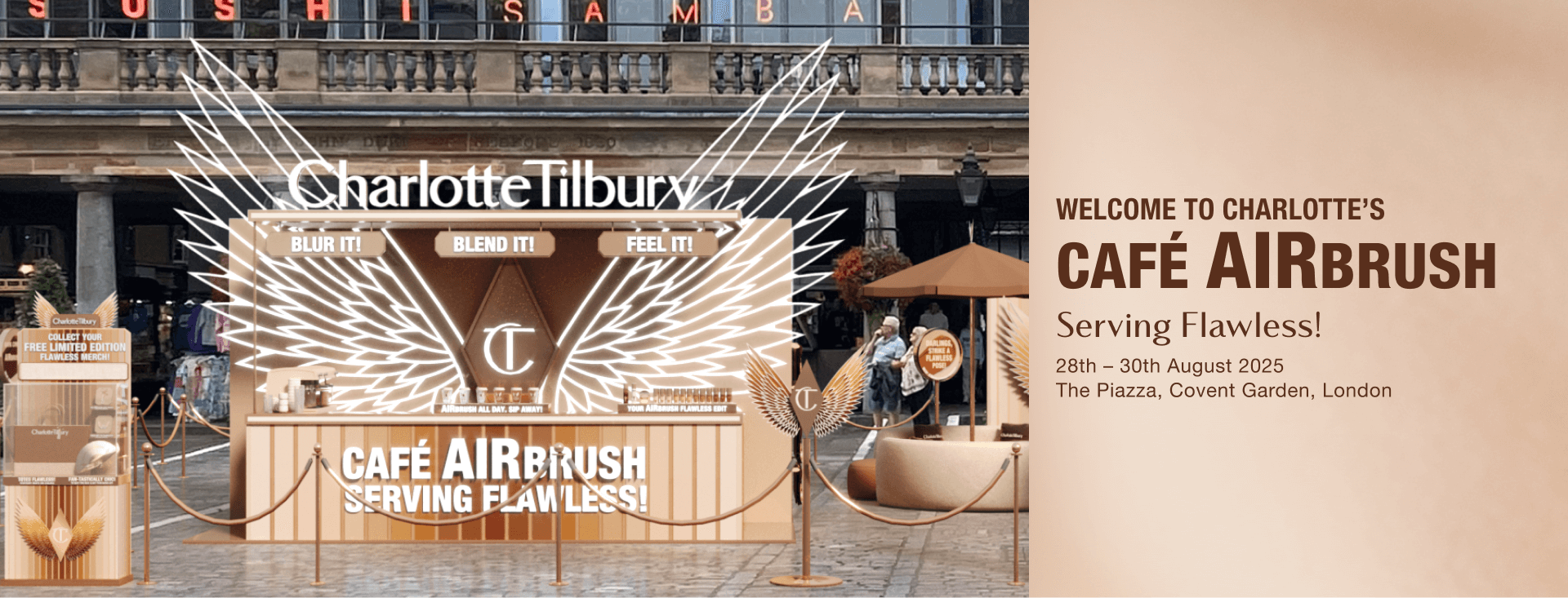 WELCOME TO CHARLOTTE’S CAFÉ AIRBRUSH WELCOME TO CHARLOTTE’S CAFÉ AIRBRUSH