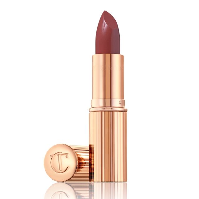 Pillow Talk Intense packshot for blog Charlotte's Kissing Lipstick in Pillow Talk Intense, a moisturising, deep berry-brown shade