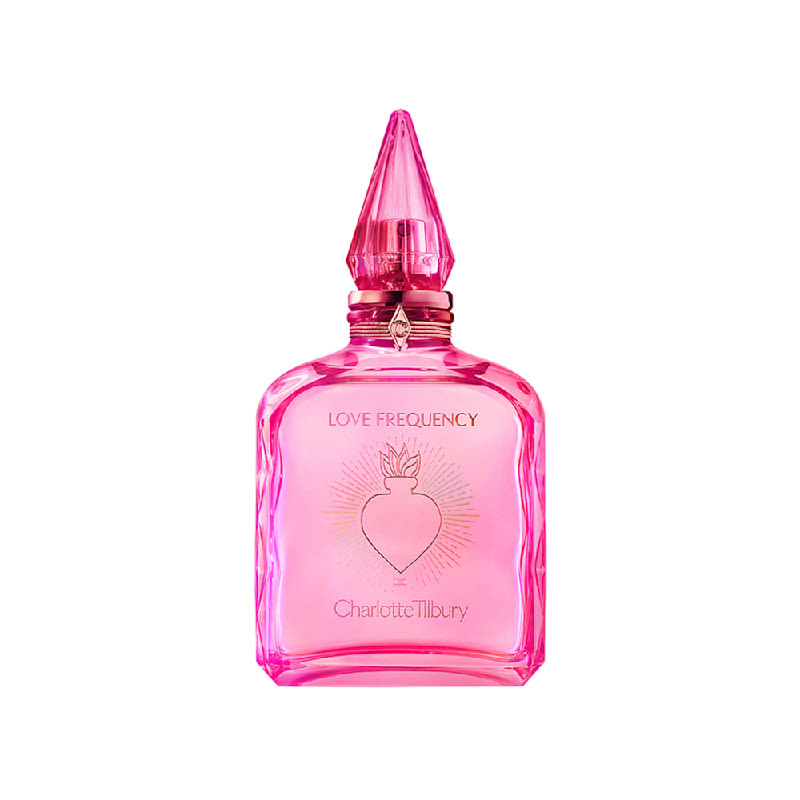 Love Frequency fragrance packshot for blog Love Frequency eau de parfum 100ml fragrance bottle