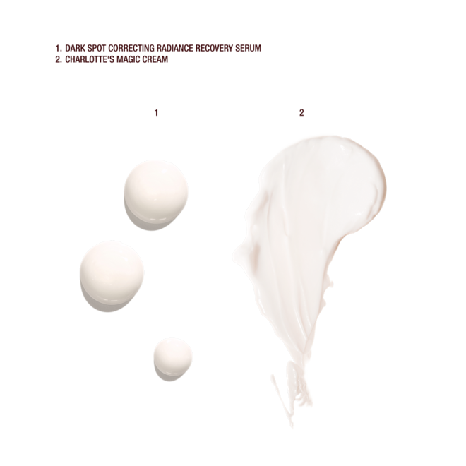 DARK SPOT SERUM + MINI CHARLOTTE’S MAGIC CREAM DUO DARK SPOT SERUM + MINI CHARLOTTE’S MAGIC CREAM DUO