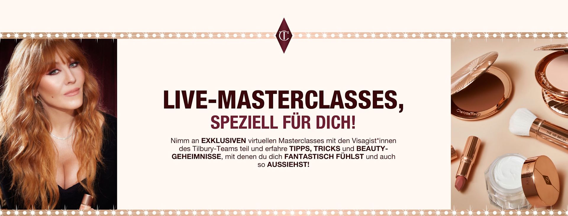 DE MC Hero 1 Join team Tilbury artists for exclusive virtual masterclasses and unlock tips and tricks!