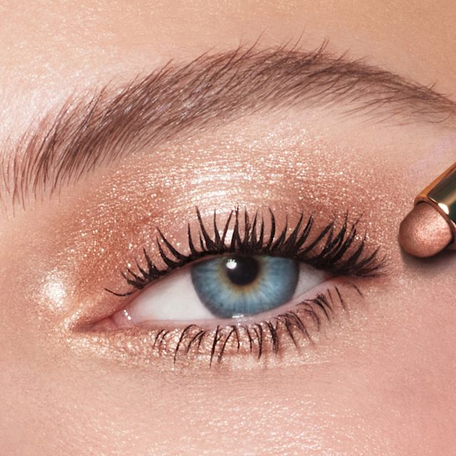 Gold eyeshadow for blue eyes Satin Diamonds eyeshadow stick on blue eyes Gold eyeshadow for blue eyes Satin Diamonds eyeshadow stick on blue eyes