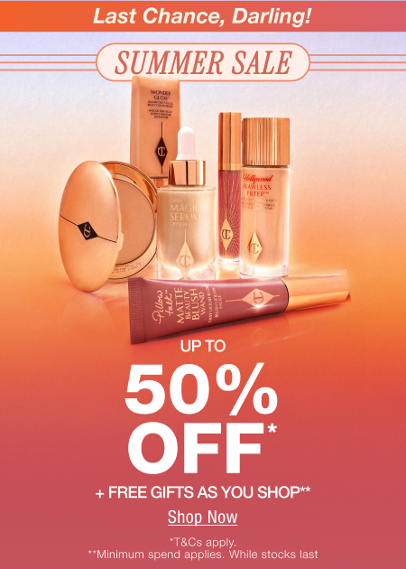 Beauty Sale Take it all off Up To 50% Off Iconic Kits* <SHOP NOW> Beauty Sale Take it all off Up To 50% Off Iconic Kits* <SHOP NOW>