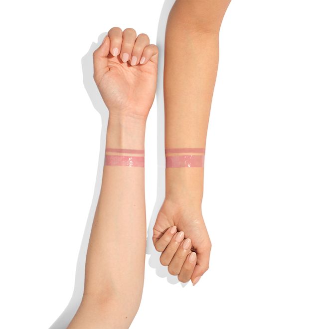 Pillow Talk Fair Lip Cheat + Collagen Lip Bath Arm Swatch Pillow Talk Fair Lip Cheat + Collagen Lip Bath Arm Swatch