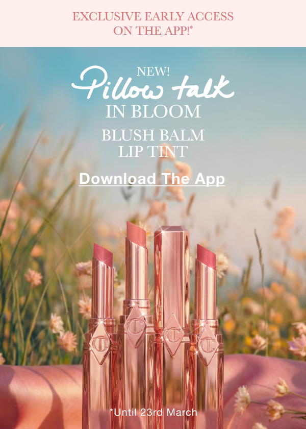 Exclusive Early Access On The App!* NEW! PILLOW TALK IN BLOOM BLUSH BALM LIP TINT 3-IN-1 SHEER LIPSTICK + BALM + TINT 6 JUST-KISSED SHADES! Exclusive Early Access On The App!* NEW! PILLOW TALK IN BLOOM BLUSH BALM LIP TINT 3-IN-1 SHEER LIPSTICK + BALM + TINT 6 JUST-KISSED SHADES!