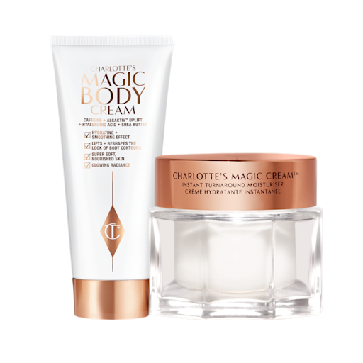A duo of Magic Body Cream and Magic Cream A duo of Magic Body Cream and Magic Cream