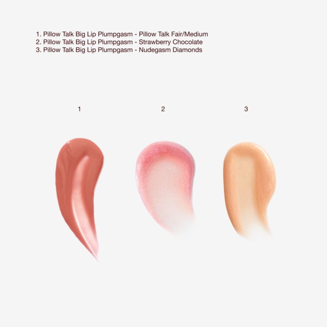 BIG LIP PLUMPGASM MINI TRIO TEXTURE SWATCH BIG LIP PLUMPGASM MINI TRIO TEXTURE SWATCH