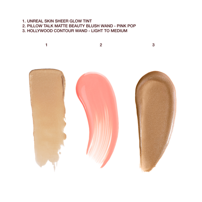 Unreal Skin + Hollywood Contour Wand + Beauty Blush Wand Unreal Skin + Hollywood Contour Wand + Beauty Blush Wand