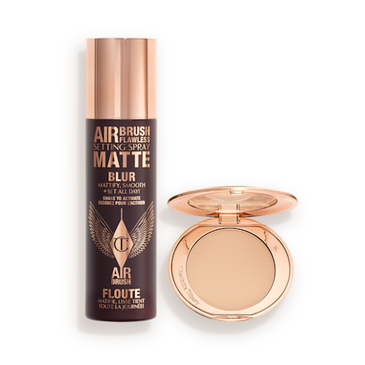 AIRBRUSH FLAWLESS MATTIFY, BLUR & SET KIT PACKSHOT AIRBRUSH FLAWLESS MATTIFY, BLUR & SET KIT PACKSHOT