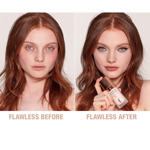 Airbrush Flawless Foundation Before and After Model 2 neutral Airbrush Flawless Foundation Before and After Model 2 neutral
