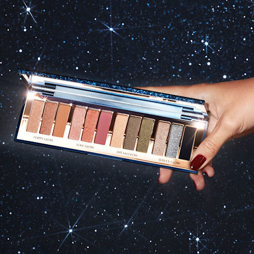 Instant Eye Palette Open with Model Holding Instant Eye Palette Open with Model Holding