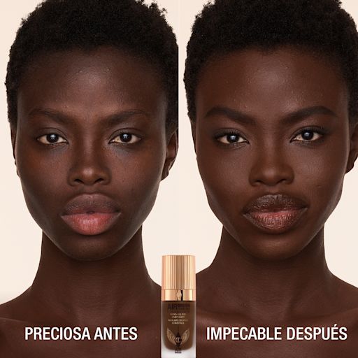 Antes y después de usar Airbrush Flawless Foundation 17 Cool Antes y después de usar Airbrush Flawless Foundation 17 Cool