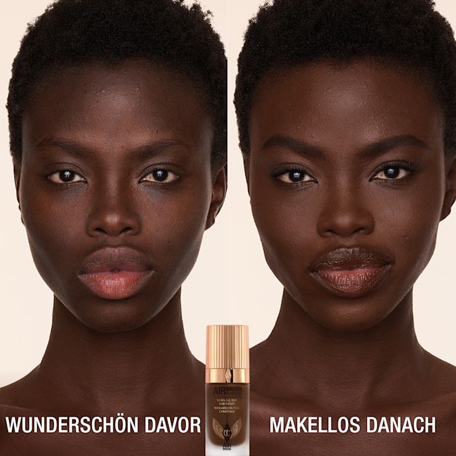 AIRBRUSH FLAWLESS FOUNDATION 17 cool, VORHER UND NACHHER AIRBRUSH FLAWLESS FOUNDATION 17 cool, VORHER UND NACHHER