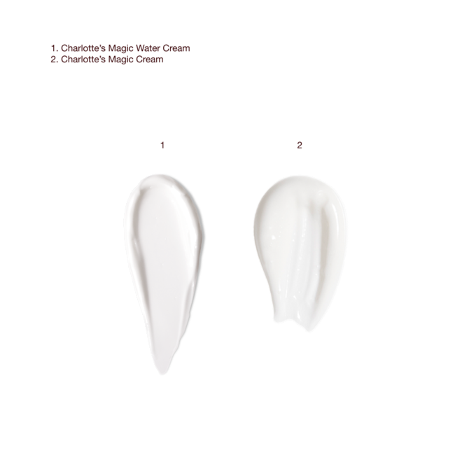 Magic Cream and Magic Water Cream Texture Swatch Magic Cream and Magic Water Cream Texture Swatch