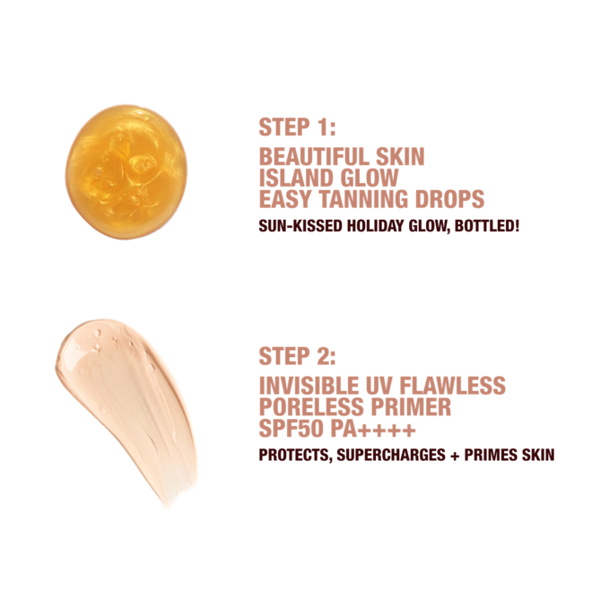 Beautiful Skin Island Glow Drops and UV Primer Beautiful Skin Island Glow Drops and UV Primer