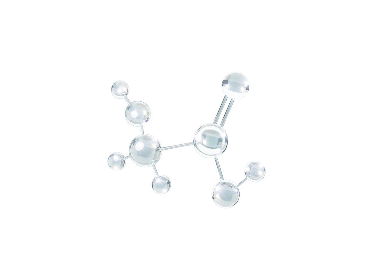4x3 Glycolic Acid AHA molecule