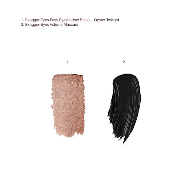 EXAGGER-EYES EASY EYESHADOW + MASCARA DUO - Texture Swatches EXAGGER-EYES EASY EYESHADOW + MASCARA DUO - Texture Swatches