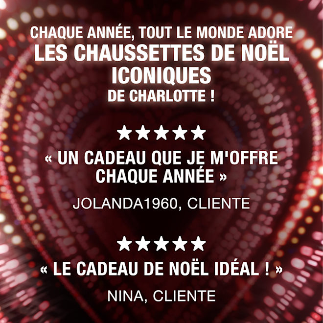 -50 % : CHAUSSETTE MYSTERY STOCKING DE CHARLOTTE -50 % : CHAUSSETTE MYSTERY STOCKING DE CHARLOTTE