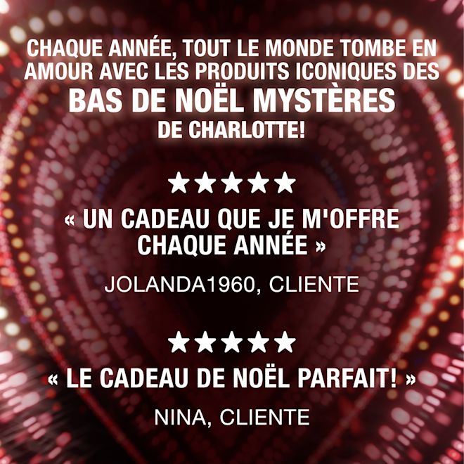 50 % DE RABAIS : MYSTERY STOCKING DE CHARLOTTE 50 % DE RABAIS : MYSTERY STOCKING DE CHARLOTTE