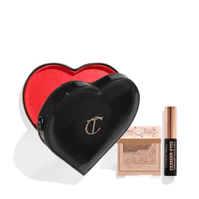 Heart Bag + Pop Shot + Exaggereyes Mascara Heart Bag + Pop Shot + Exaggereyes Mascara