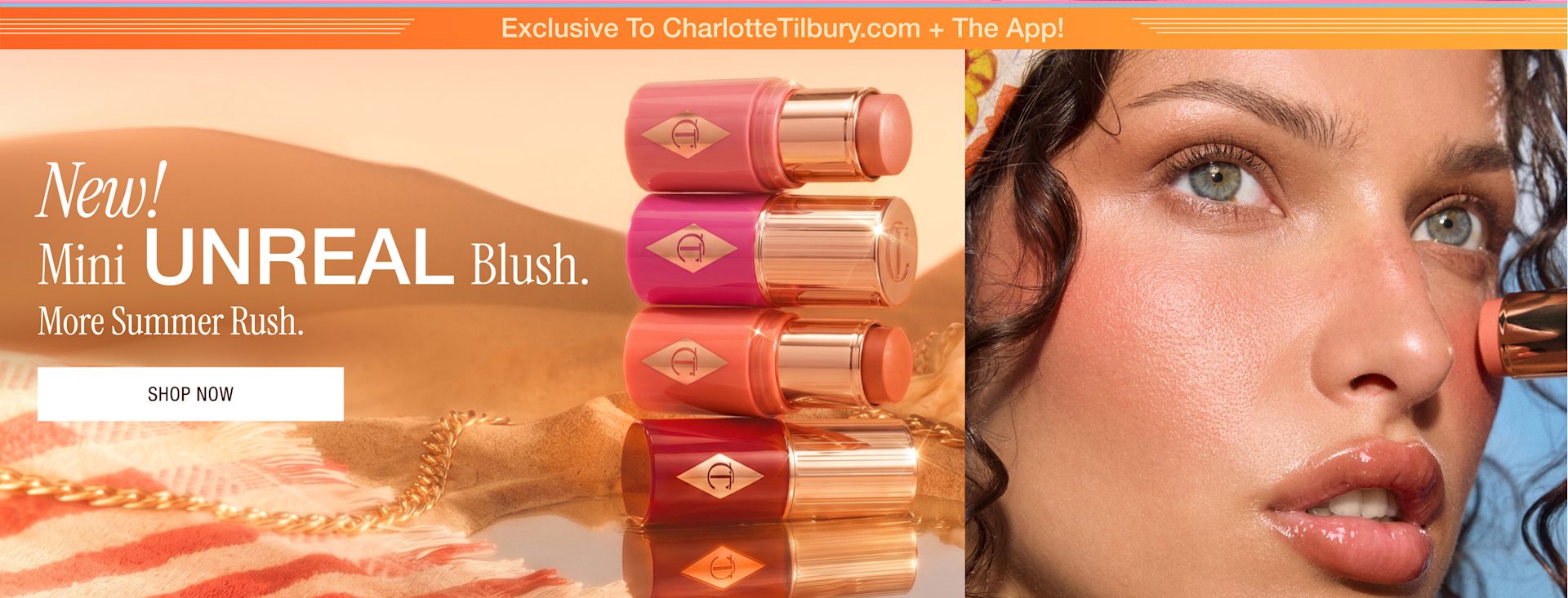 NEW! Mini Unreal Blush. More Summer Rush. NEW! Mini Unreal Blush. More Summer Rush.