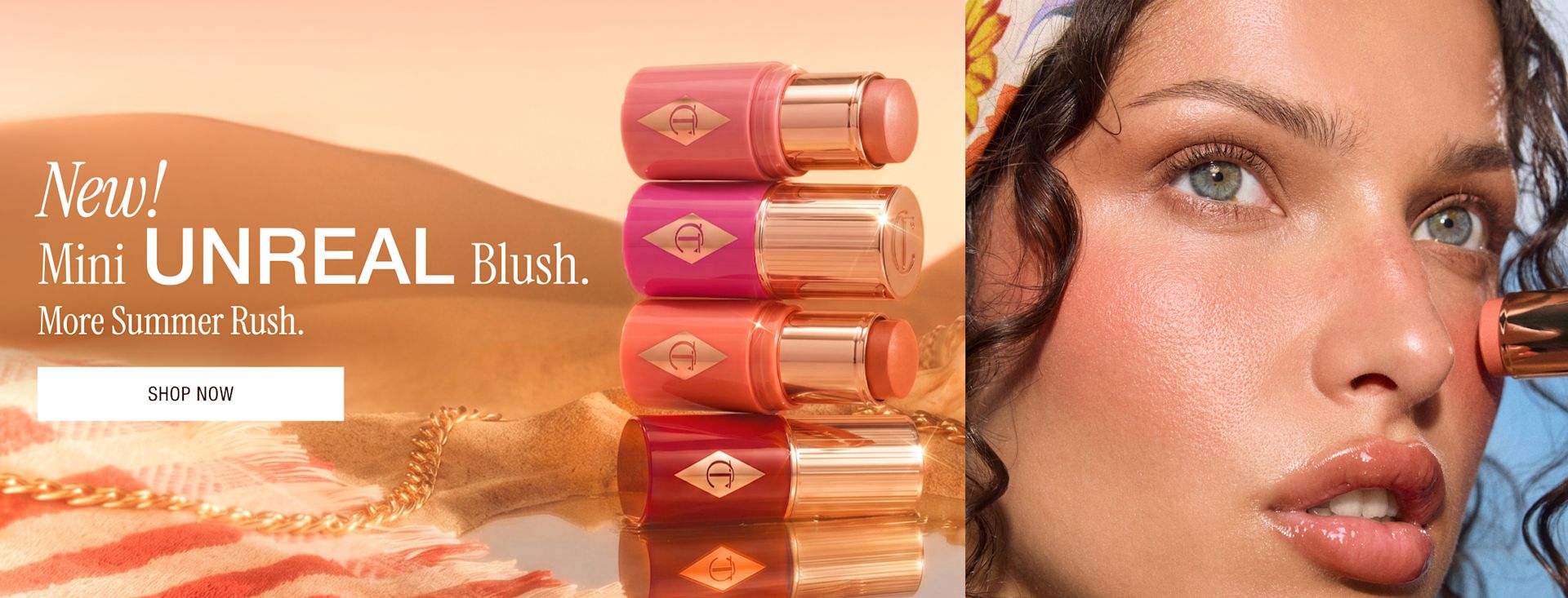 NEW! Mini Unreal Blush. More Summer Rush. NEW! Mini Unreal Blush. More Summer Rush.