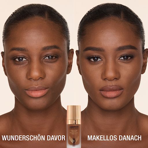 AIRBRUSH FLAWLESS FOUNDATION 14 cool, VORHER UND NACHHER AIRBRUSH FLAWLESS FOUNDATION 14 cool, VORHER UND NACHHER