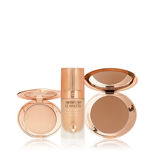Airbrush Bronzer, Airbrush Flawless Foundation and Airbrush Flawless Finish Bundle PDP Airbrush Bronzer, Airbrush Flawless Foundation and Airbrush Flawless Finish