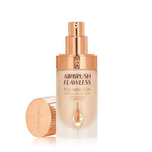 Airbrush Flawless Foundation 4 neutral open with lid Packshot Airbrush Flawless Foundation 4 neutral open with lid Packshot