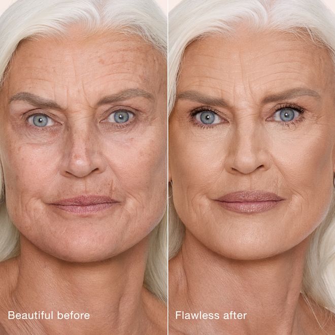 Airbrush Flawless Concealer - 6 Medium before and after Airbrush Flawless Concealer - 6 Medium before and after