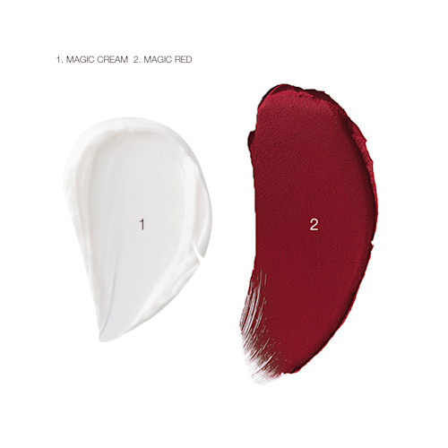 lunar-new-year-beauty-duo Swatches Magic Cream and Lipstick Swatch