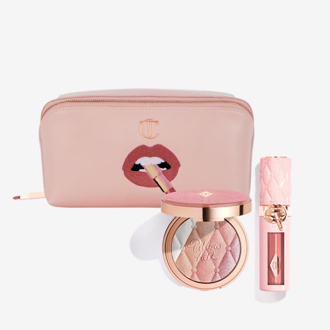 PILLOW TALK PLUMP & MULTI-GLOW ON THE GO KIT TRIO PILLOW TALK PLUMP & MULTI-GLOW ON THE GO KIT TRIO