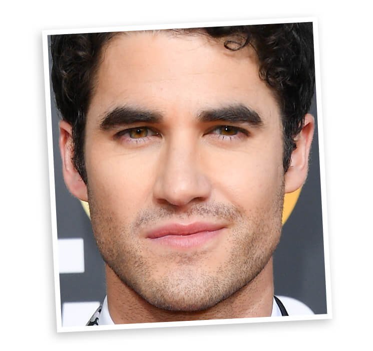 GoldenGlobes Polaroid DarrenCriss 1