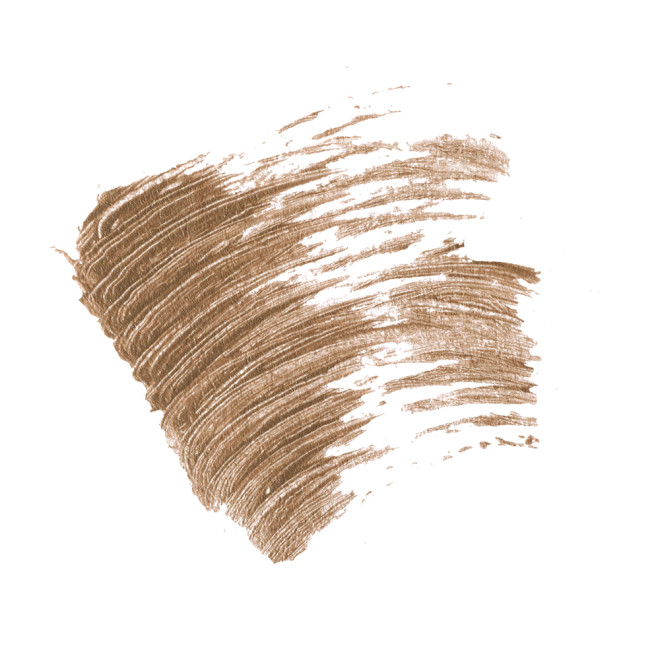 Swatch of an eyebrow tint in a taupe shade.