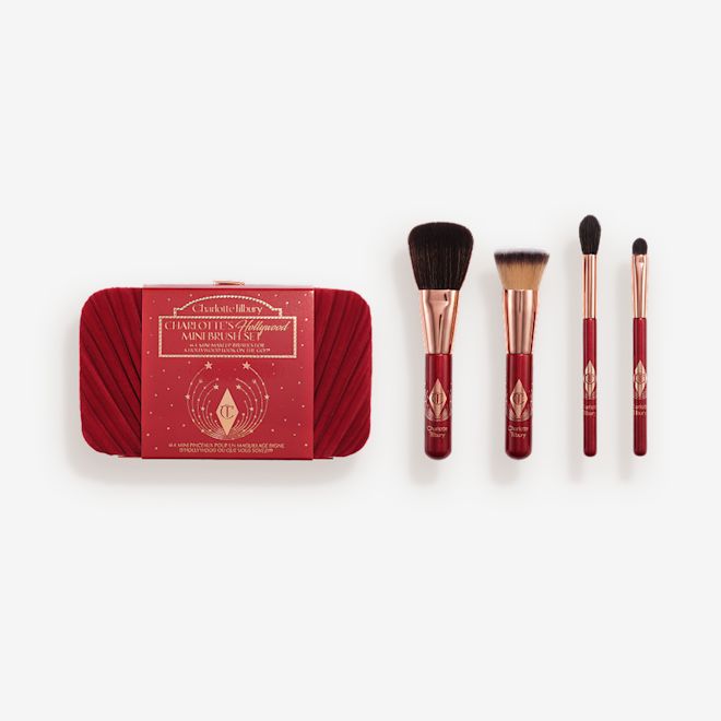 Packshot with Products CHARLOTTE-S HOLLYWOOD MINI BRUSH SET Holiday 2026 Packshot with Products CHARLOTTE-S HOLLYWOOD MINI BRUSH SET Holiday 2026
