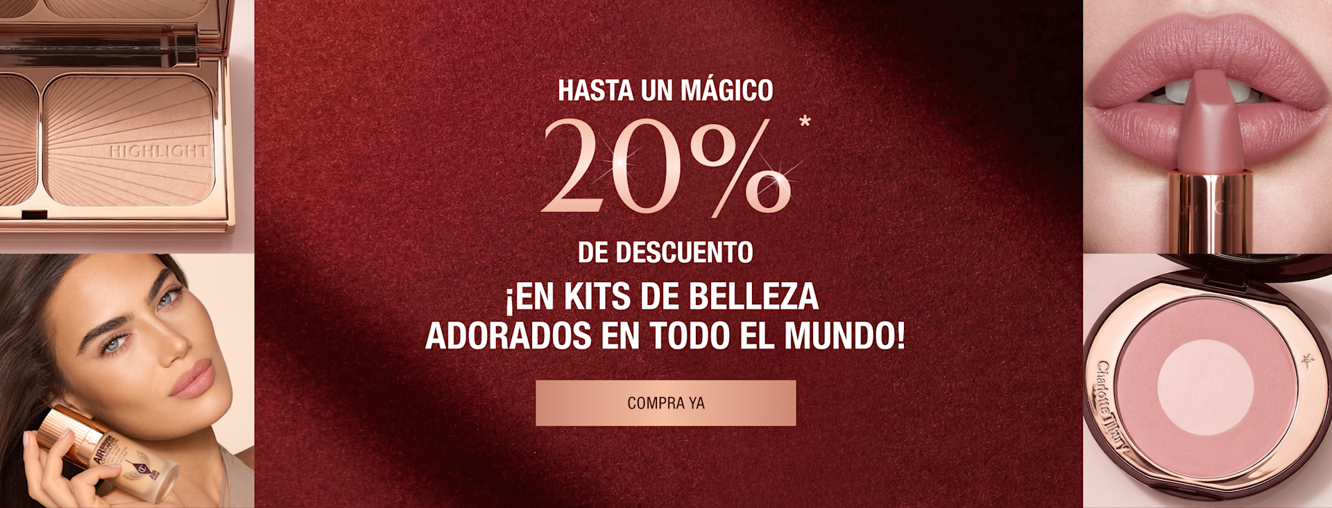 HASTA UN MÁGICO 20% * DE DESCUENTO ¡EN KITS DE BELLEZA ADORADOS EN TODO EL MUNDO! HASTA UN MÁGICO 20% * DE DESCUENTO ¡EN KITS DE BELLEZA ADORADOS EN TODO EL MUNDO!