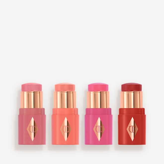 Mini Unreal Blush Healthy Glow - Quad Bundle Packshot Open Mini Unreal Blush Healthy Glow - Quad Bundle Packshot Open