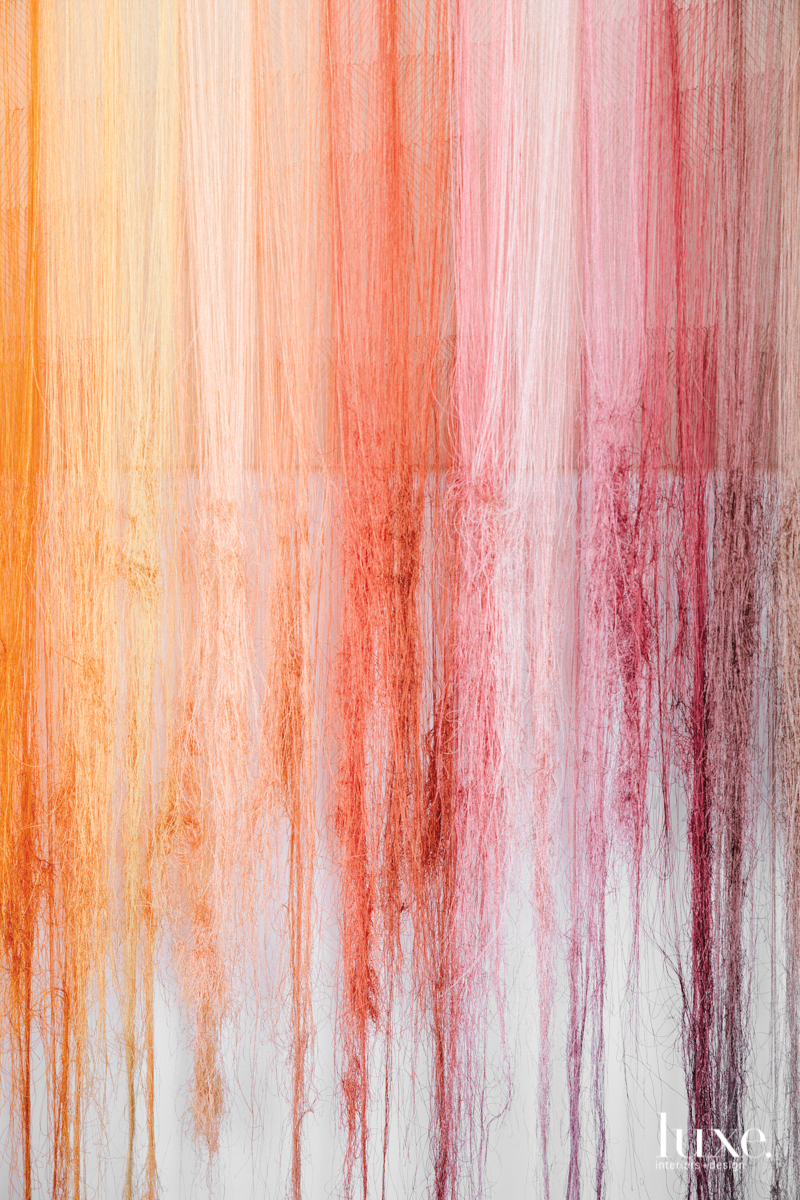 Through Paint And Fiber, An L.A. Artist Balances Passion & Precision