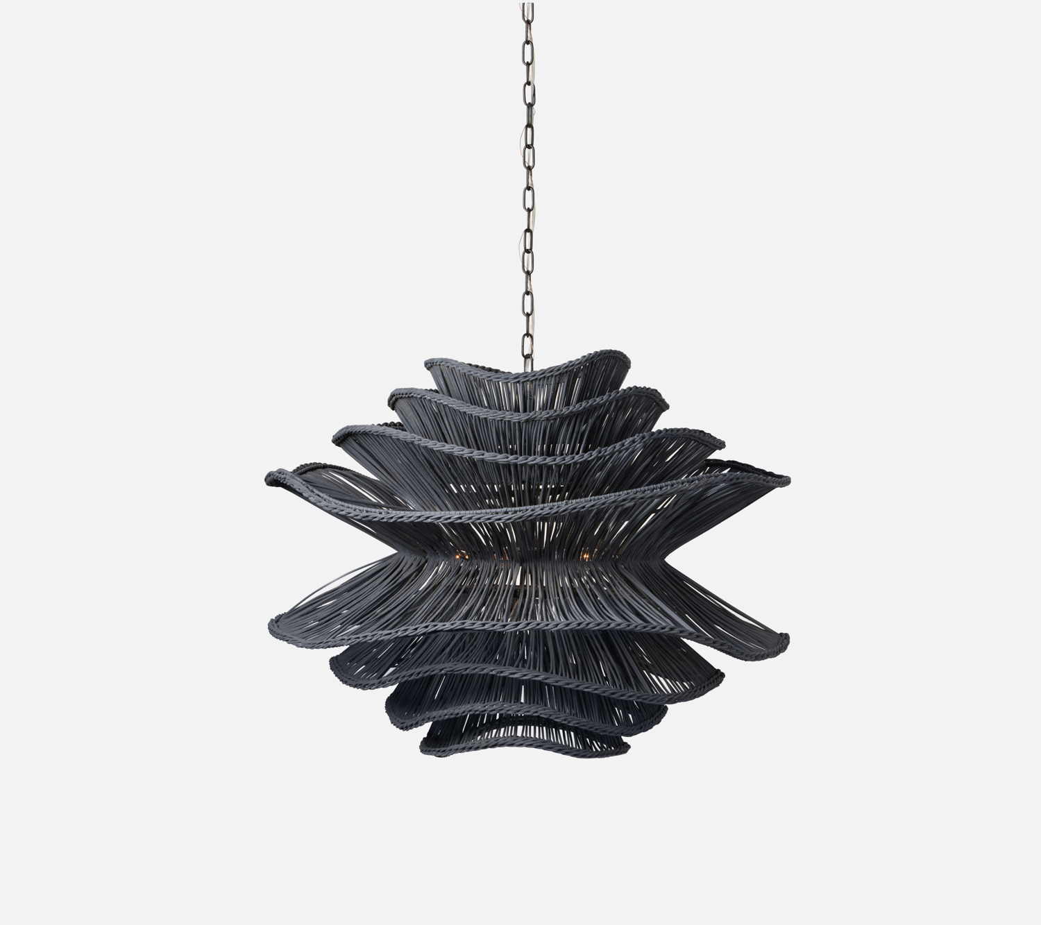 black chandelier