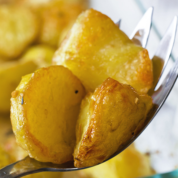 Papitas crujientes al horno